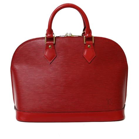 Borse uomo Louis vuitton x supreme in Pelle Rosso 